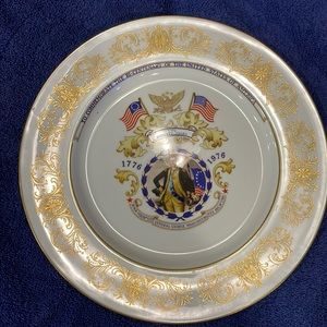 1776 commemorative plate vintage